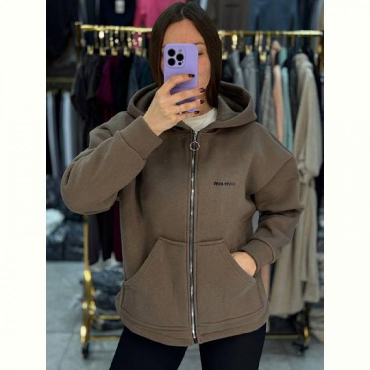 Купить Кофта спорт Arina 4252-1 brown на obuv-plus.com.ua