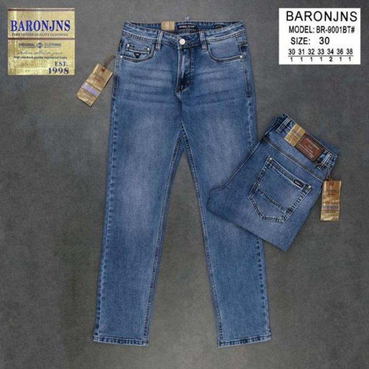 Купить Джинсы Baron Jeans BR9001 blue на obuv-plus.com.ua