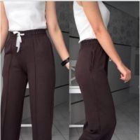 Купить Штаны спорт MSO 1048 brown на obuv-plus.com.ua