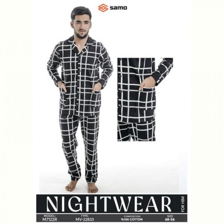 Купить Пижама Samo 7122 black на obuv-plus.com.ua