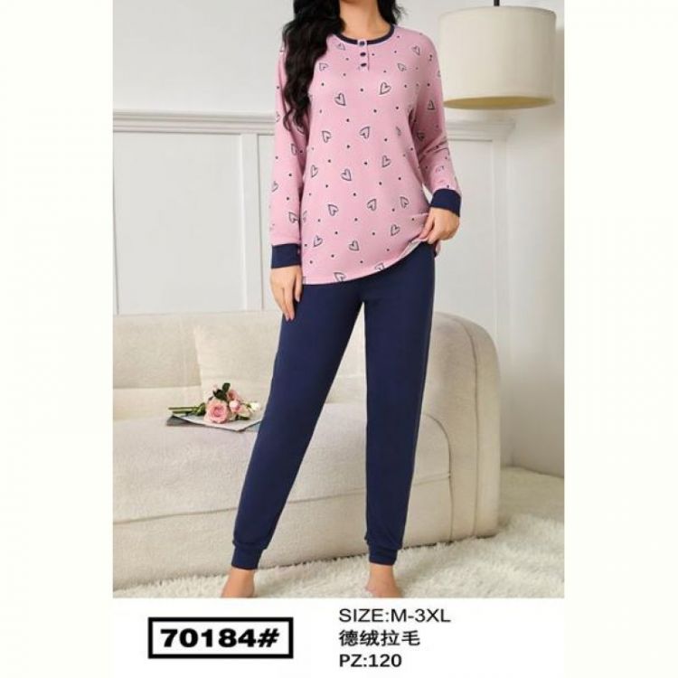 Купить Пижама Anion 70184 pink-navy на obuv-plus.com.ua