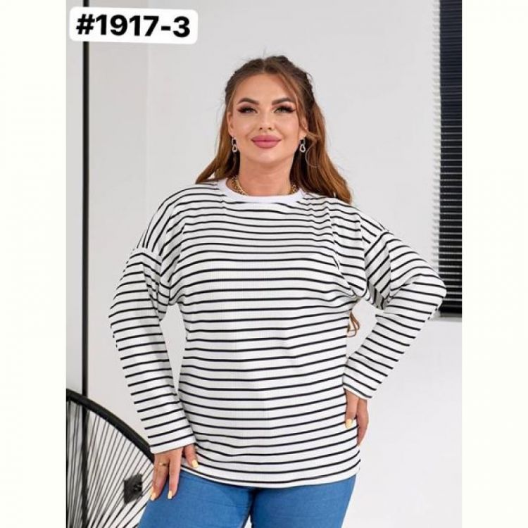 Купить Свитер BAT 1917-3 white-black на obuv-plus.com.ua