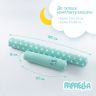 Купить Бортик валик защитный мультифункциональный PAPAELLA 60х15 см 120х15 см в детскую кроватку мята на obuv-plus.com.ua
