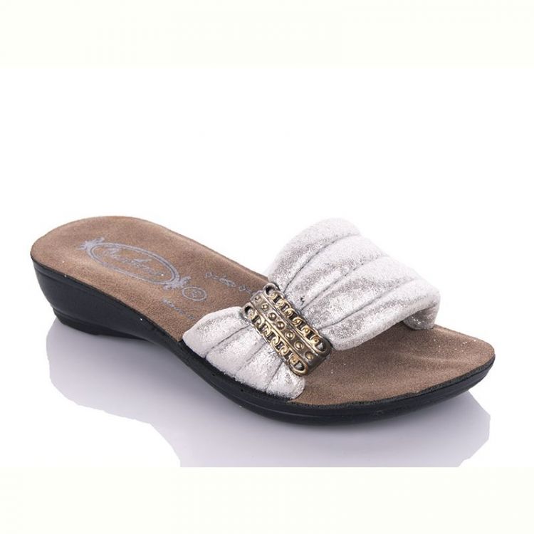 Купить Шлепанцы Demur K26-809 silver (25-30) на obuv-plus.com.ua