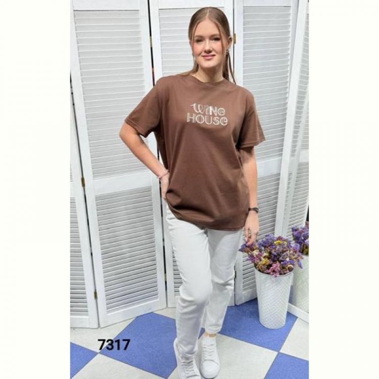 Купить Футболка MMC clothes 7317 brown на obuv-plus.com.ua