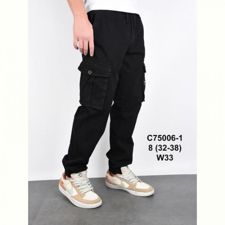 Купить Джоггеры God Baron C75006-1 black на obuv-plus.com.ua