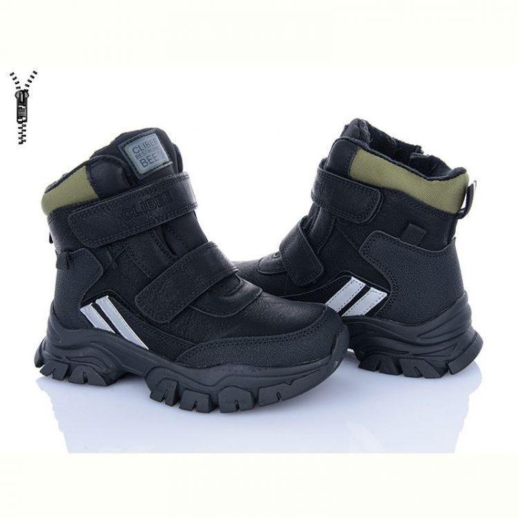 Купить Ботинки Clibee HC383 black-a.green на obuv-plus.com.ua