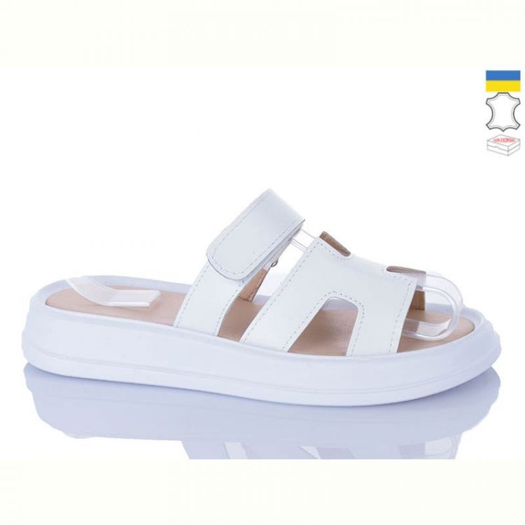 Купить Шлепанцы Sali 1501-25 білий біл-п. на obuv-plus.com.ua