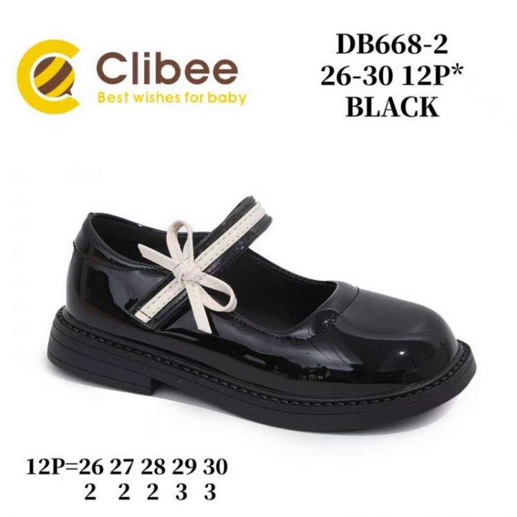 Купить Туфли Clibee AMB-DB668-2 black на obuv-plus.com.ua
