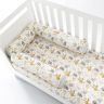 Купить Бортик валик защитный мультифункциональный PAPAELLA 60х15 см 120х15 см в детскую кроватку на obuv-plus.com.ua