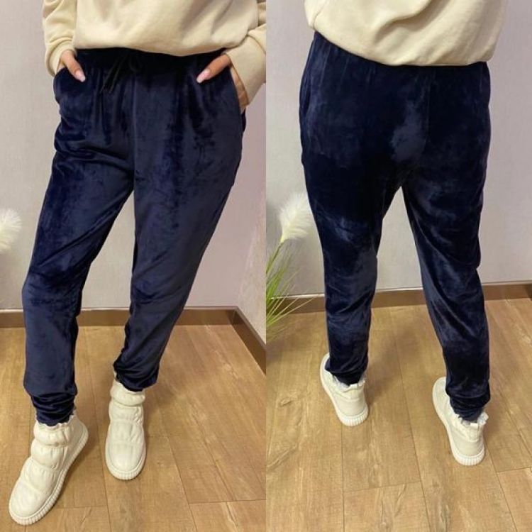 Купить Штаны спорт Valentina 201 navy на obuv-plus.com.ua