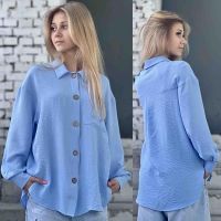 Купить Рубашка Karolina KR104 blue на obuv-plus.com.ua