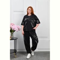 Купить Костюм спорт Immei 52001 black на obuv-plus.com.ua