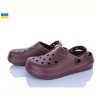 Купить Кроксы Golden Lion 161 шоколад на obuv-plus.com.ua
