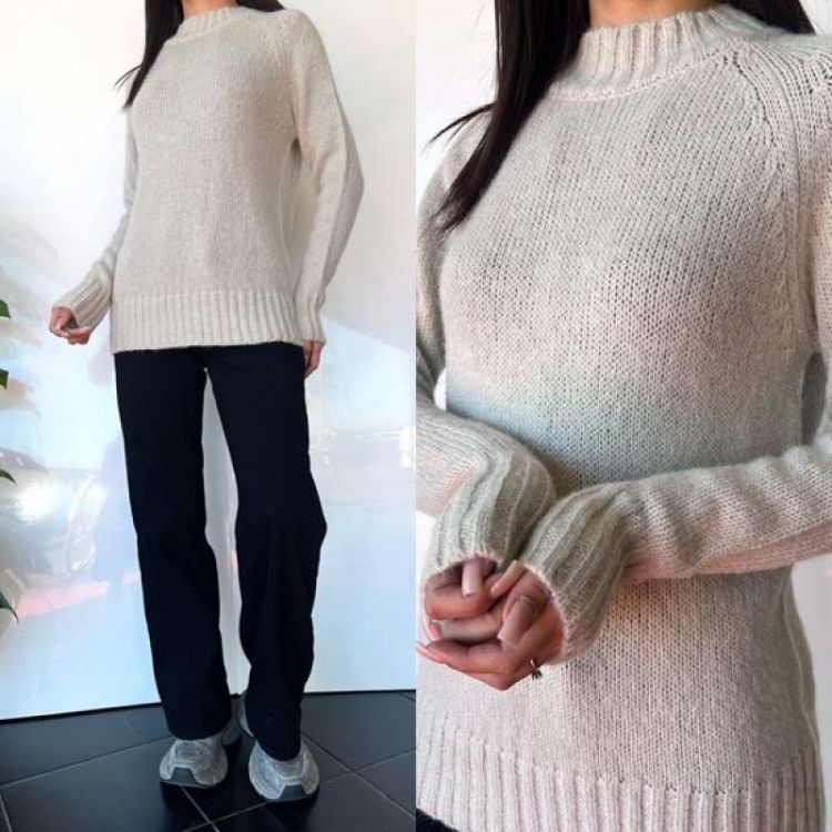 Купить Свитер i8denim Women TB106 l.grey на obuv-plus.com.ua