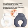Купить Подушка для кормления диванчик 60х70х16 см хлопок антиалергенная, для удобства мамы, с молнией т/серая на obuv-plus.com.ua