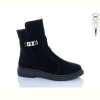 Купить Ботинки Sali 281H чорний з чор-п.зима на obuv-plus.com.ua