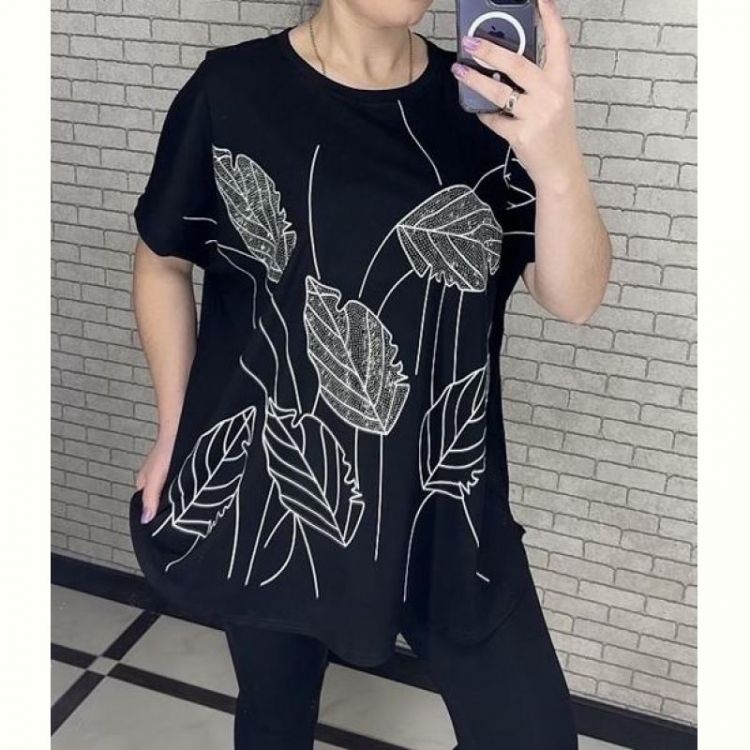 Купить Футболка LeVisha 25009 black на obuv-plus.com.ua