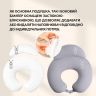Купить Подушка для кормления диванчик 60х70х16 см хлопок антиалергенная, для удобства мамы, с молнией серый-беж на obuv-plus.com.ua