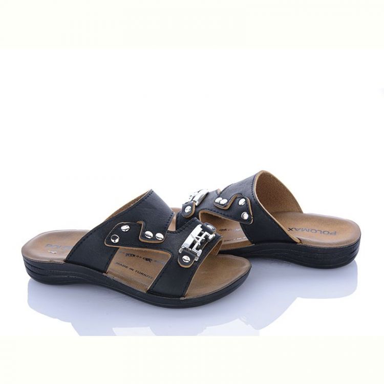 Купить Шлепанцы ShoesViento Polomax A чорний на obuv-plus.com.ua