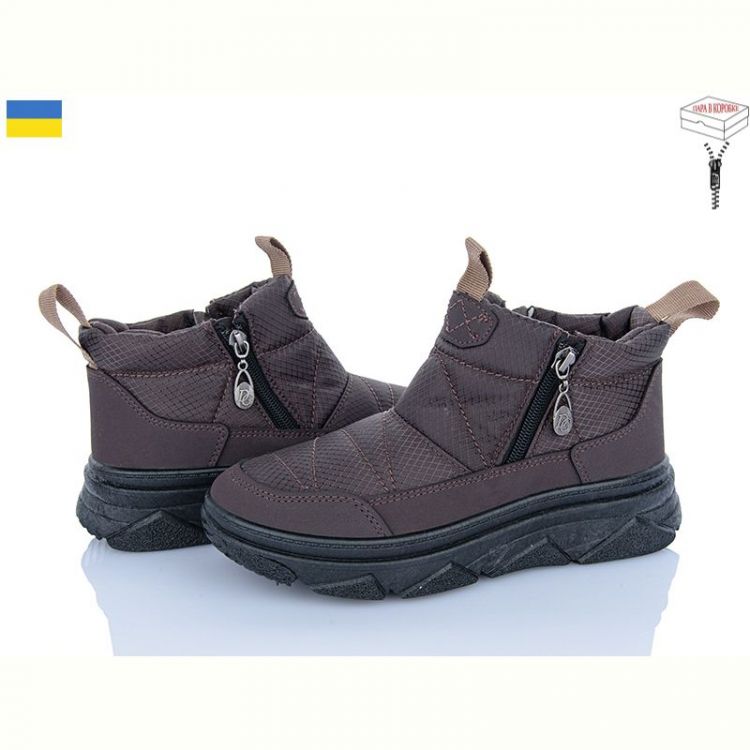 Купить Ботинки Dago 1706 коричневий на obuv-plus.com.ua