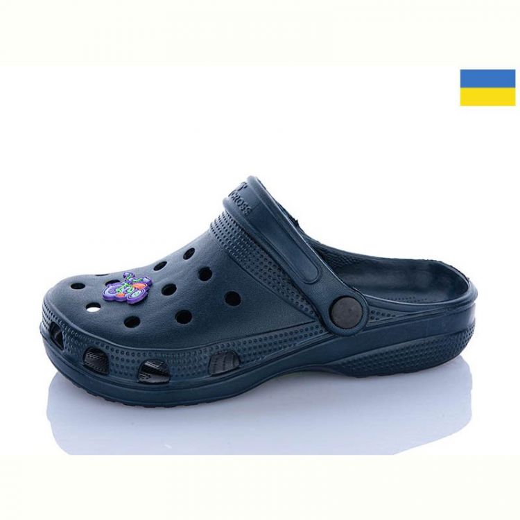 Купить Кроксы Cross 017 т.синій джибітси в асортіменті на obuv-plus.com.ua