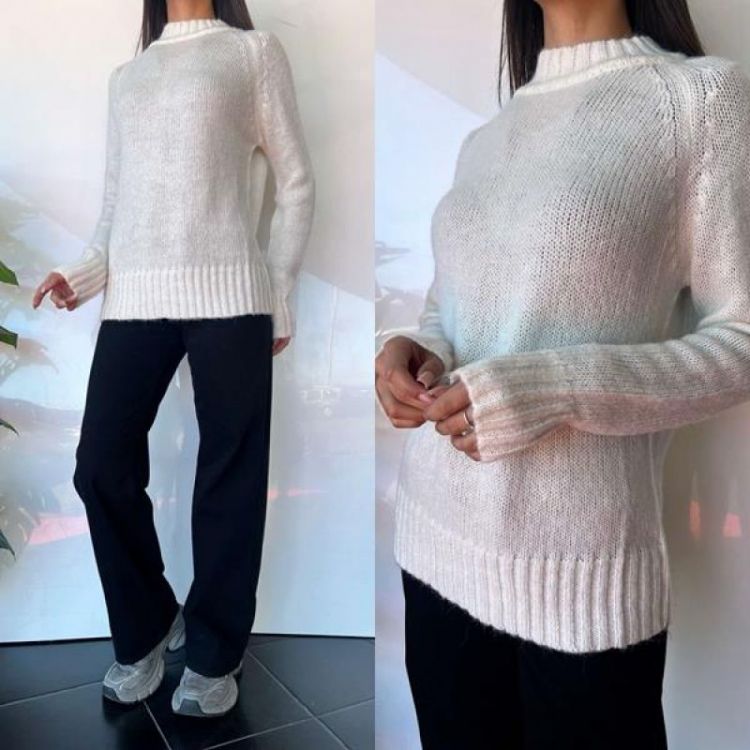 Купить Свитер i8denim Women TB104 white на obuv-plus.com.ua