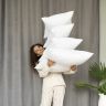 Купить Подушка 70х70 см NORDIC CLASSIC IDEIA антиаллергенная белая на obuv-plus.com.ua