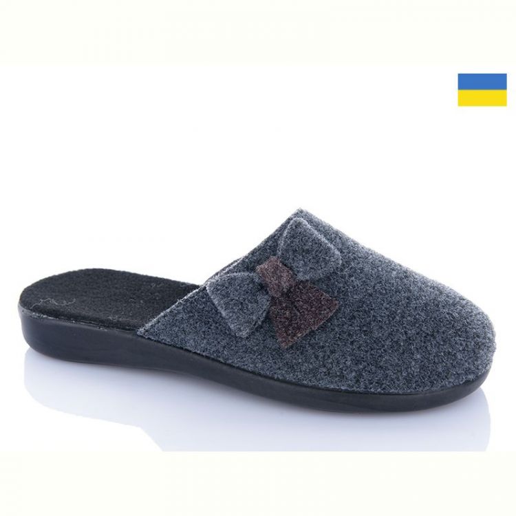 Купить Тапочки Klerotex 121-3 сірий на obuv-plus.com.ua