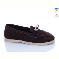 Купить Туфли Garti 409 коричневий замш на obuv-plus.com.ua