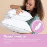 Купить Подушка детская 40х60 см Sweet Moon PAPAELLA антиаллергенная искусственный пух белая мягкая хлопок на obuv-plus.com.ua