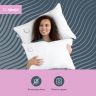 Купить Подушка детская 40х60 см Sweet Moon PAPAELLA антиаллергенная искусственный пух белая мягкая хлопок на obuv-plus.com.ua