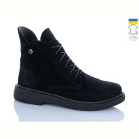 Купить Ботинки Sali 25 чорн замш деми на obuv-plus.com.ua