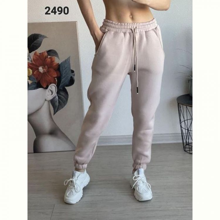 Купить Штаны спорт FSN 2490 beige на obuv-plus.com.ua