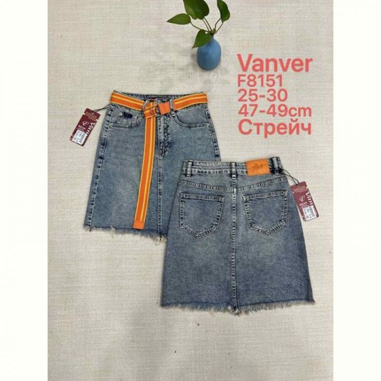 Купить Юбка Vanver F8151 blue на obuv-plus.com.ua