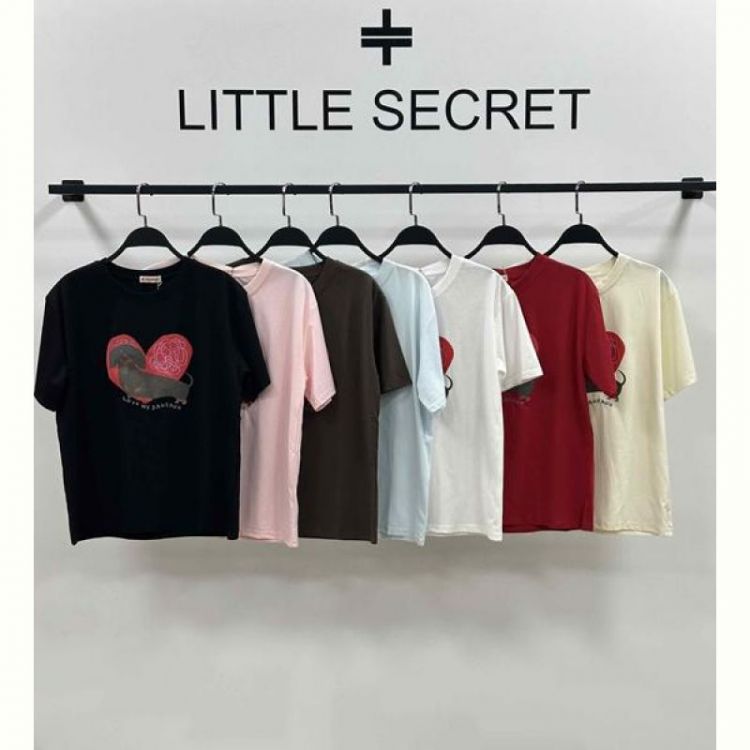 Купить Футболка Little Secret 2188-1 pink на obuv-plus.com.ua