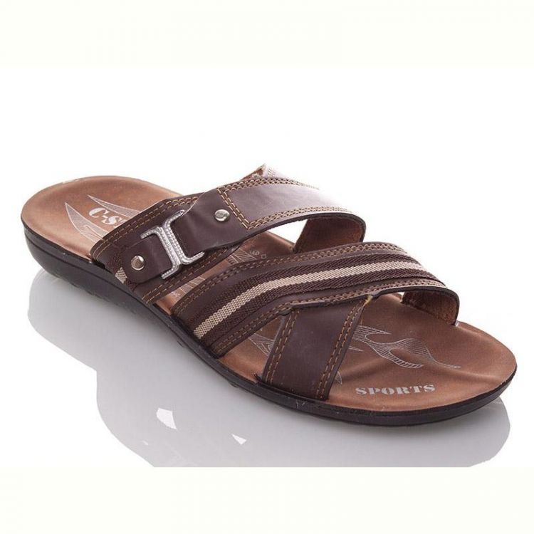 Купить Шлепанцы Malibu MKD3819 brown на obuv-plus.com.ua