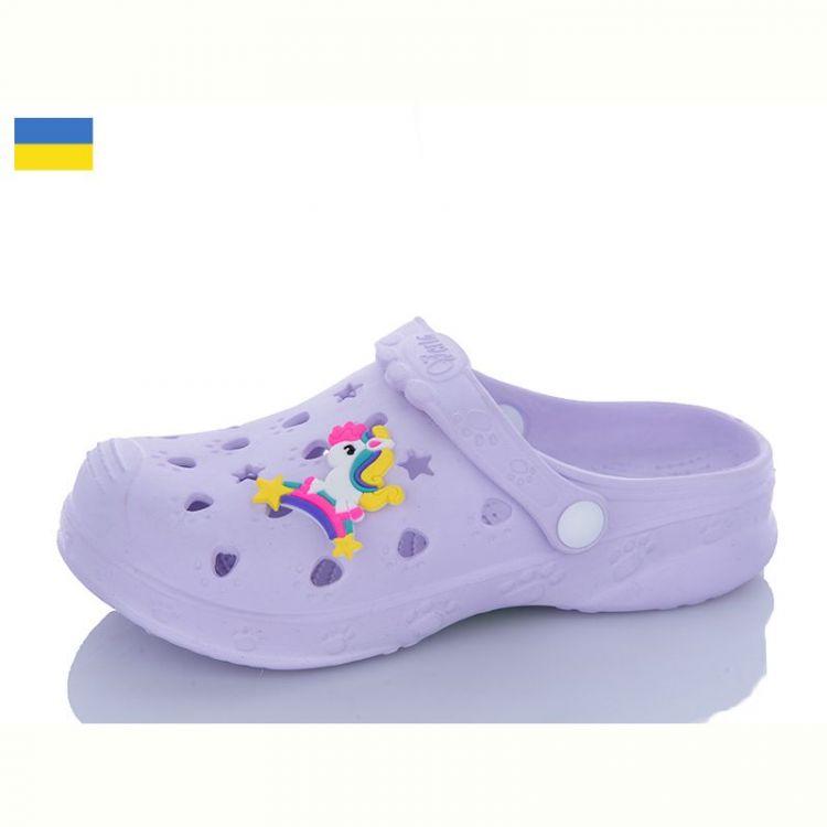 Купить Кроксы Verta ML81 св.бузковий джибітси асорті на obuv-plus.com.ua
