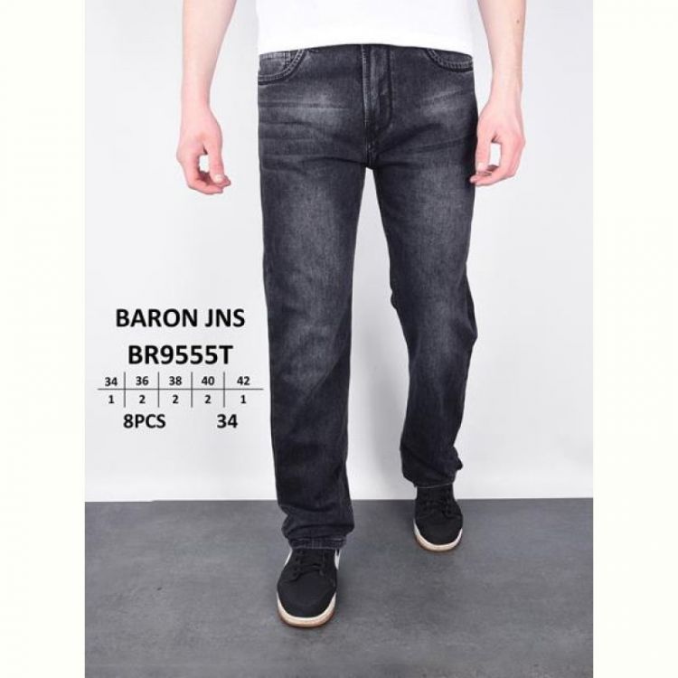 Купить Джинсы God Baron 9555 black на obuv-plus.com.ua