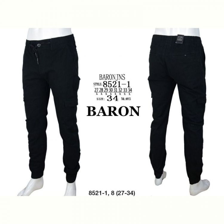 Купить Джоггеры God Baron 8521-1 black на obuv-plus.com.ua