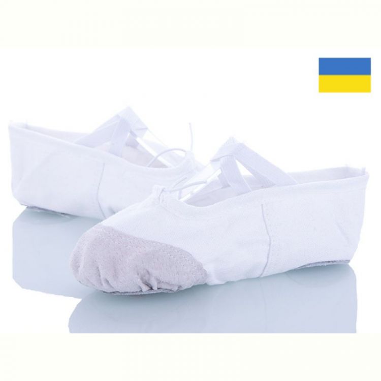 Купить Чешки Dance Shoes A3 white (24-35) на obuv-plus.com.ua