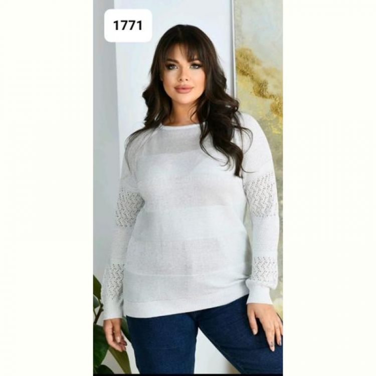 Купить Свитер Julia 1741 white на obuv-plus.com.ua