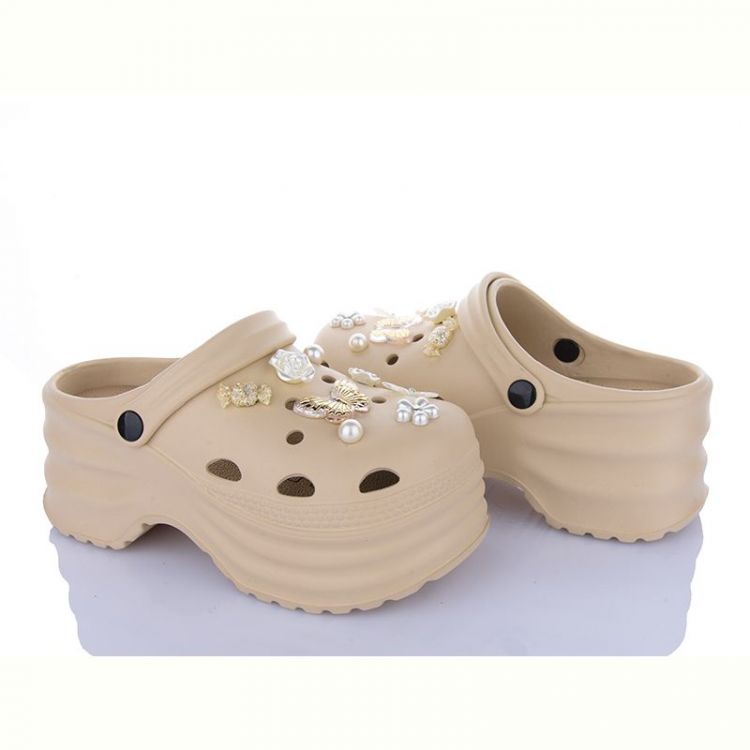 Купить Кроксы Lion-Lu 8899 beige на obuv-plus.com.ua