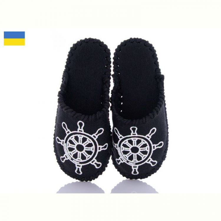 Купить Тапочки Vends 013 чорний на obuv-plus.com.ua