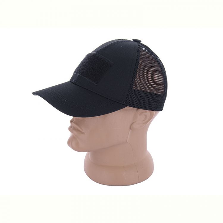 Купить Кепка Viola AH02 липучка-сітка black на obuv-plus.com.ua