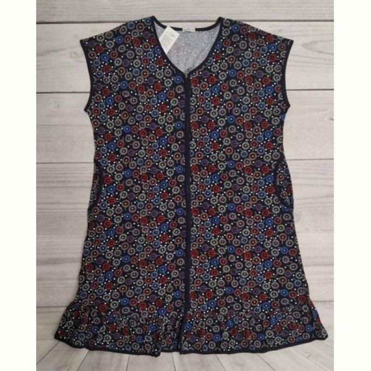 Купить Халат Annet YT3312-1 navy на obuv-plus.com.ua