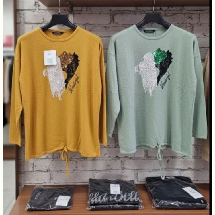 Купить Свитер Julia JL972 yellow на obuv-plus.com.ua