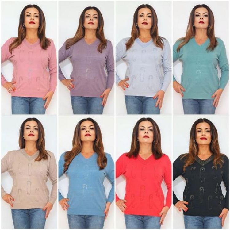 Купить Свитер Biblos 2252 mix на obuv-plus.com.ua