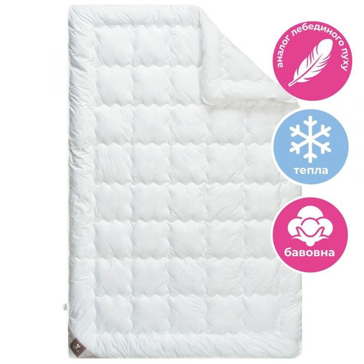 Купить Одеяло всесезонное Super Soft Premium 140х210 см IDEIA искусственный пух хлопок антиаллергенное перкаль премиум на obuv-plus.com.ua
