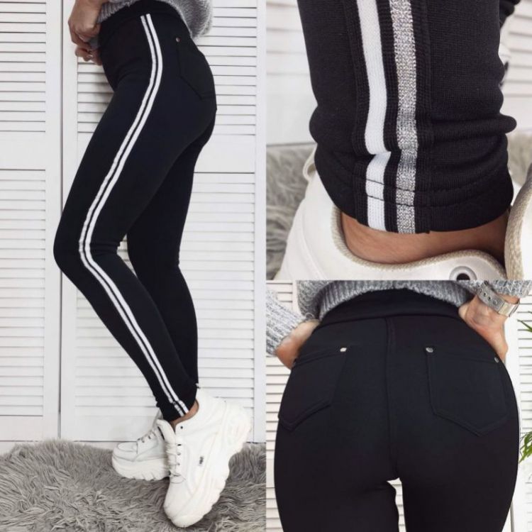 Купить Штаны спорт Sport style 7344 black на obuv-plus.com.ua